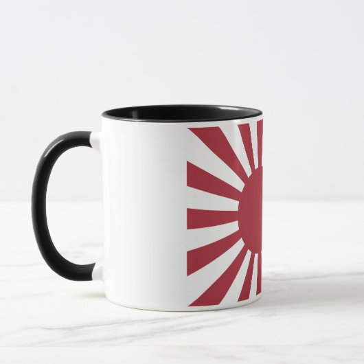 Mug Drapeau du soleil levant impérial du Japon, Edo à (Gauche)