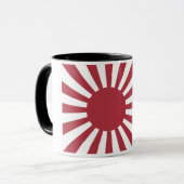 Mug Drapeau du soleil levant impérial du Japon, Edo à (Devant gauche)