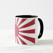 Mug Drapeau du soleil levant impérial du Japon, Edo à  (Devant droit)