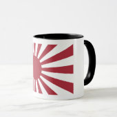 Mug Drapeau du soleil levant impérial du Japon, Edo à  (Devant droit)