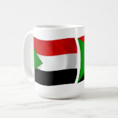 Mug Drapeau du Soudan (Devant gauche)