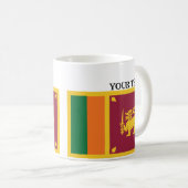 Mug Drapeau du Sri Lanka (Devant droit)