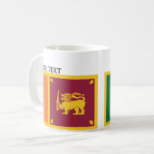 Mug Drapeau du Sri Lanka (Devant gauche)