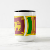 Mug Drapeau du Sri Lanka (Centre)
