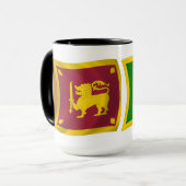 Mug Drapeau du Sri Lanka (Devant gauche)