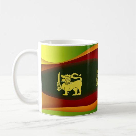 Mug Drapeau du Sri Lanka (Gauche)