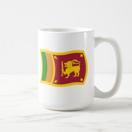 Mug Drapeau du Sri Lanka (Droite)