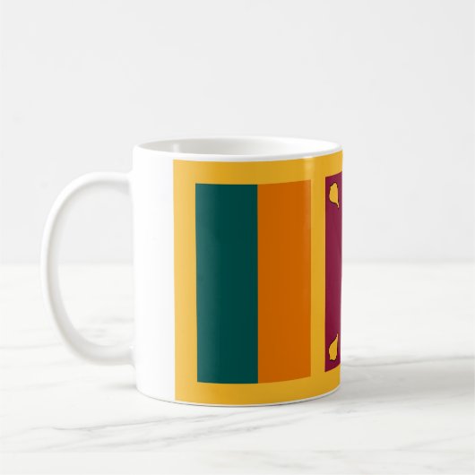 Mug Drapeau du Sri Lanka (Gauche)