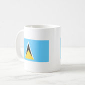 Mug Drapeau du St Lucia (Devant gauche)