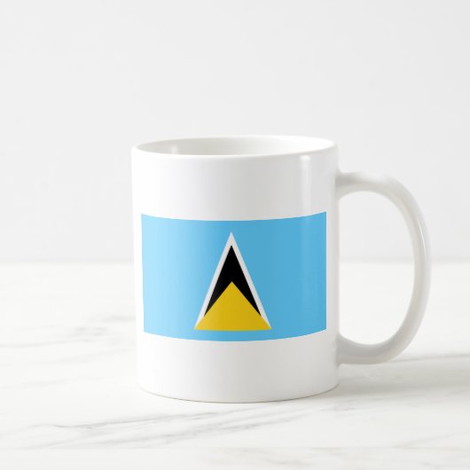 Mug Drapeau du St Lucia (Droite)
