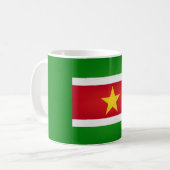 Mug Drapeau du Suriname cool (Devant gauche)