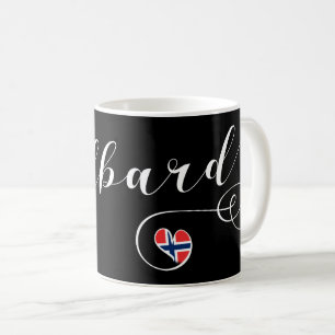 Mug Drapeau du Svalbard de coeur, le Spitzberg,