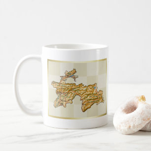 Mug Drapeau du Tadjikistan + Plan Musique
