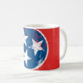 Mug Drapeau du Tennessee en détresse (Devant droit)