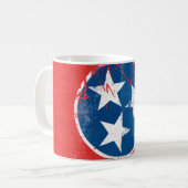 Mug Drapeau du Tennessee en détresse (Devant gauche)