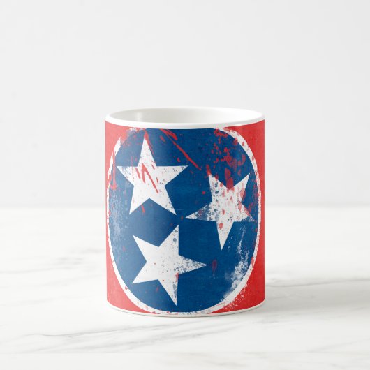Mug Drapeau du Tennessee en détresse (Centre)
