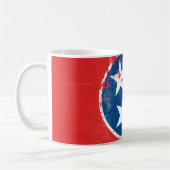 Mug Drapeau du Tennessee en détresse (Gauche)