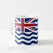 Mug Drapeau du Territoire britannique de l'océan Indie (Devant gauche)