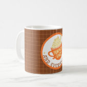 Mug Drapeau du triage de l'insigne d'épice citrouille (Devant gauche)