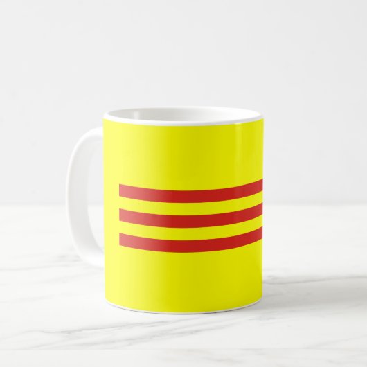 Mug drapeau du vietnam du sud (Devant gauche)