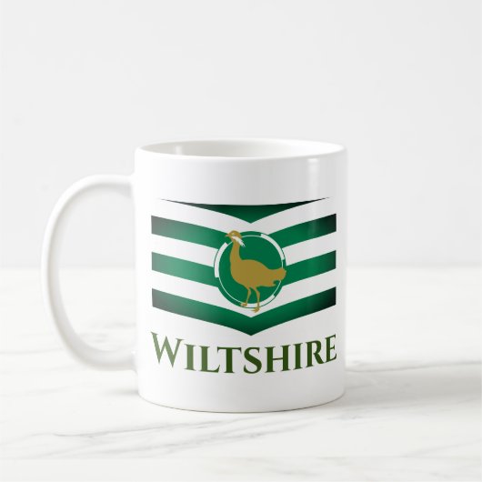 Mug Drapeau du Wiltshire - ANGLETERRE (Gauche)