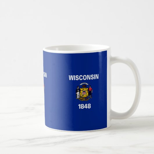 Mug Drapeau du Wisconsin (Droite)