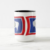 Mug Drapeau du Wyoming (Centre)