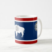 Mug Drapeau du Wyoming (Devant droit)