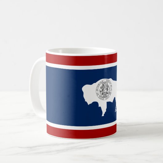 Mug Drapeau du Wyoming (Devant gauche)