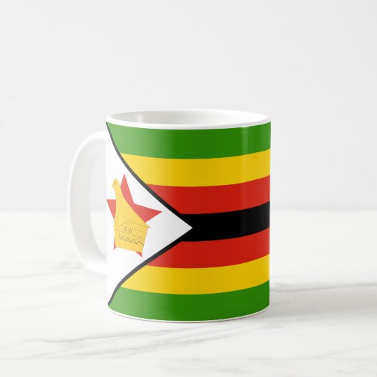 Mug Drapeau du Zimbabwe (Devant gauche)
