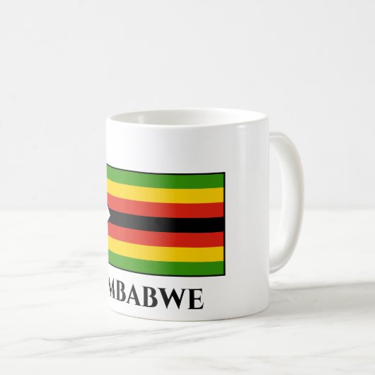 Mug Drapeau du Zimbabwe (Devant droit)