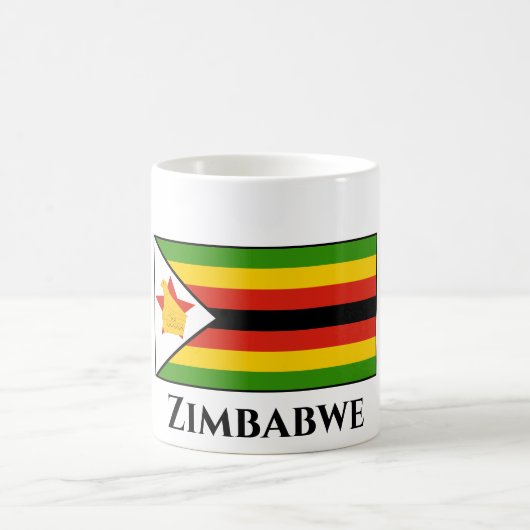 Mug Drapeau du Zimbabwe (Centre)