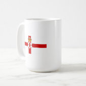 Mug Drapeau d'ulster d'Irlande du Nord (Devant gauche)