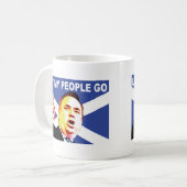 Mug Drapeau écossais avec Alex Salmond (Devant gauche)