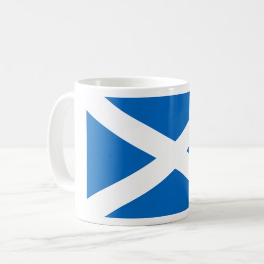 Mug Drapeau écossais - Drapeau écossais (Devant gauche)