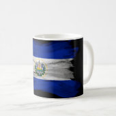 Mug Drapeau El Salvador brac, drapeau national (Devant droit)