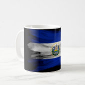 Mug Drapeau El Salvador brac, drapeau national (Devant gauche)