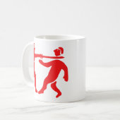 Mug Drapeau / Emblème de l'Empire du Bénin (Devant gauche)