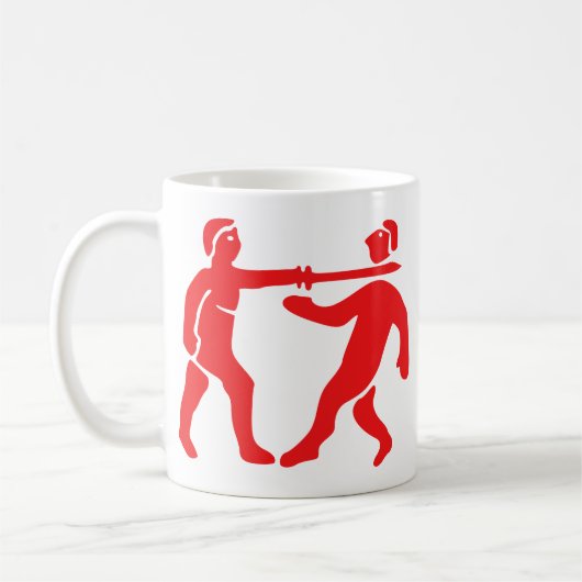 Mug Drapeau / Emblème de l'Empire du Bénin (Gauche)