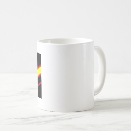 Mug Drapeau en caoutchouc / Fierté en latex (Devant droit)