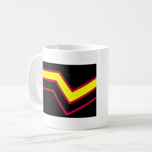 Mug Drapeau en caoutchouc / Fierté en latex (Devant gauche)