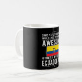 Mug Drapeau équatorien Equateur Patrimoine des racines (Devant gauche)