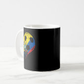 Mug Drapeau équatorien équatorien Joueur de footll (Devant gauche)