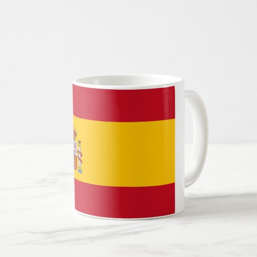 Mug Drapeau (espagnol) de l'Espagne (Devant droit)