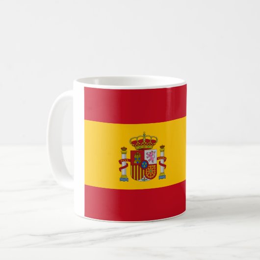 Mug Drapeau (espagnol) de l'Espagne (Devant gauche)