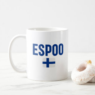 Mug Drapeau ESPOO Finlande