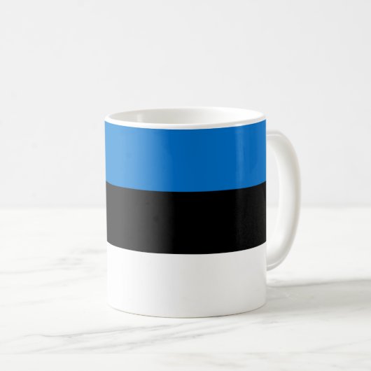 Mug Drapeau estonien (Devant droit)