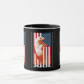 Mug Drapeau et aigle des États-Unis d'Amérique (Centre)