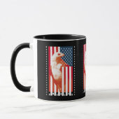 Mug Drapeau et aigle des États-Unis d'Amérique (Gauche)