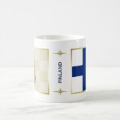 Mug Drapeau et Carte de Finlande (Centre)